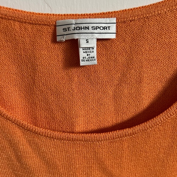 St. John Collection Orange Tank Top - Picture 2 of 6